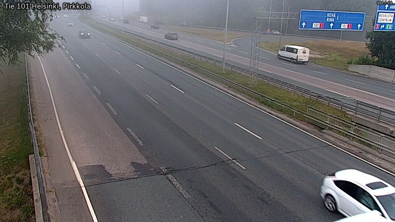 Weather Camera Image Road 101 Helsinki Pirkkola, Helsinki, Uusimaa
