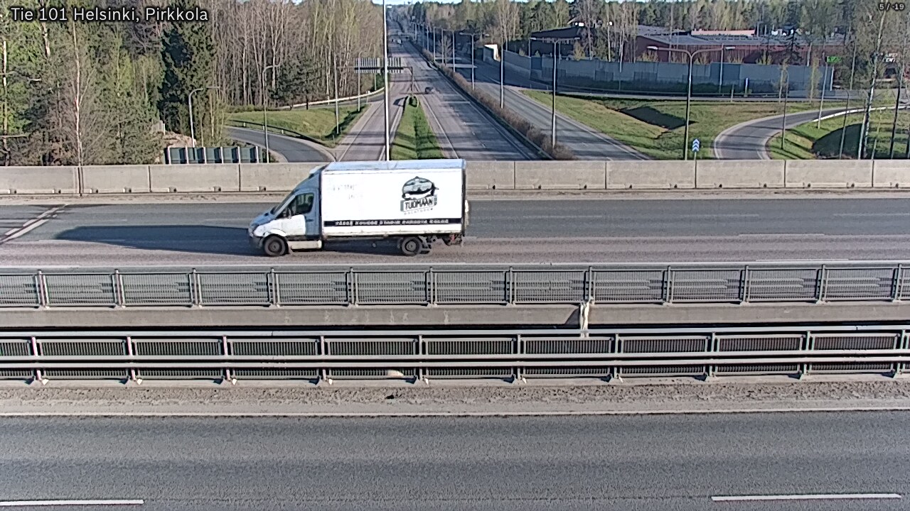 Weather Camera Image Väg 101 Helsingfors Britas, Helsinki, Uusimaa