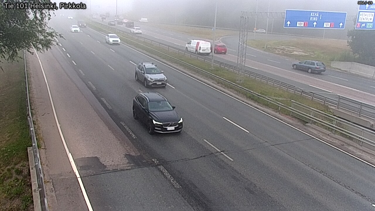 Weather Camera Image Väg 101 Helsingfors Britas, Helsinki, Uusimaa