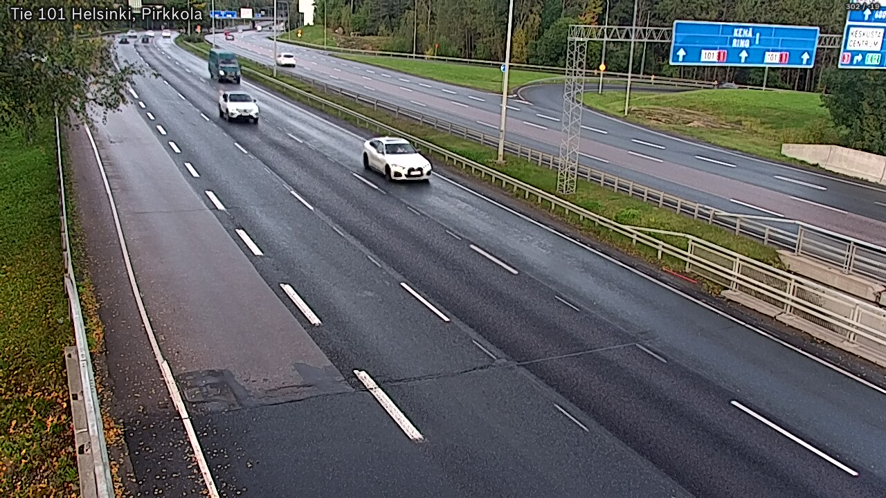 Weather Camera Image Väg 101 Helsingfors Britas, Helsinki, Uusimaa