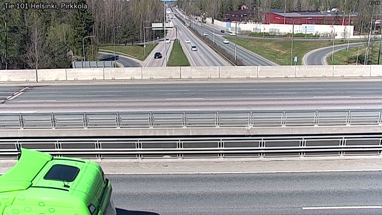 Weather Camera Image Väg 101 Helsingfors Britas, Helsinki, Uusimaa