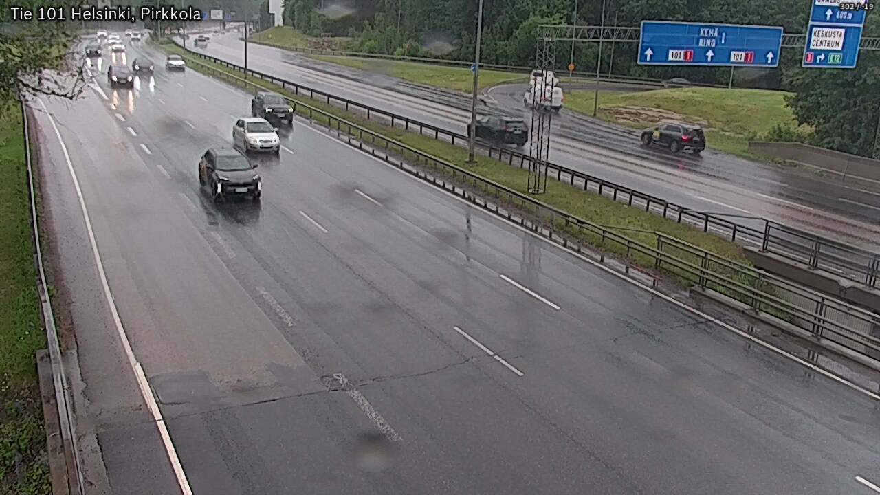 Weather Camera Image Väg 101 Helsingfors Britas, Helsinki, Uusimaa