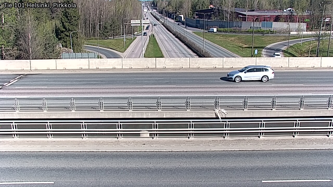 Weather Camera Image Väg 101 Helsingfors Britas, Helsinki, Uusimaa