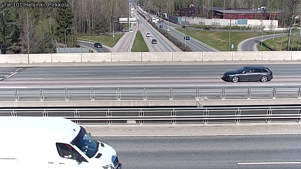 Weather Camera Image Väg 101 Helsingfors Britas, Helsinki, Uusimaa
