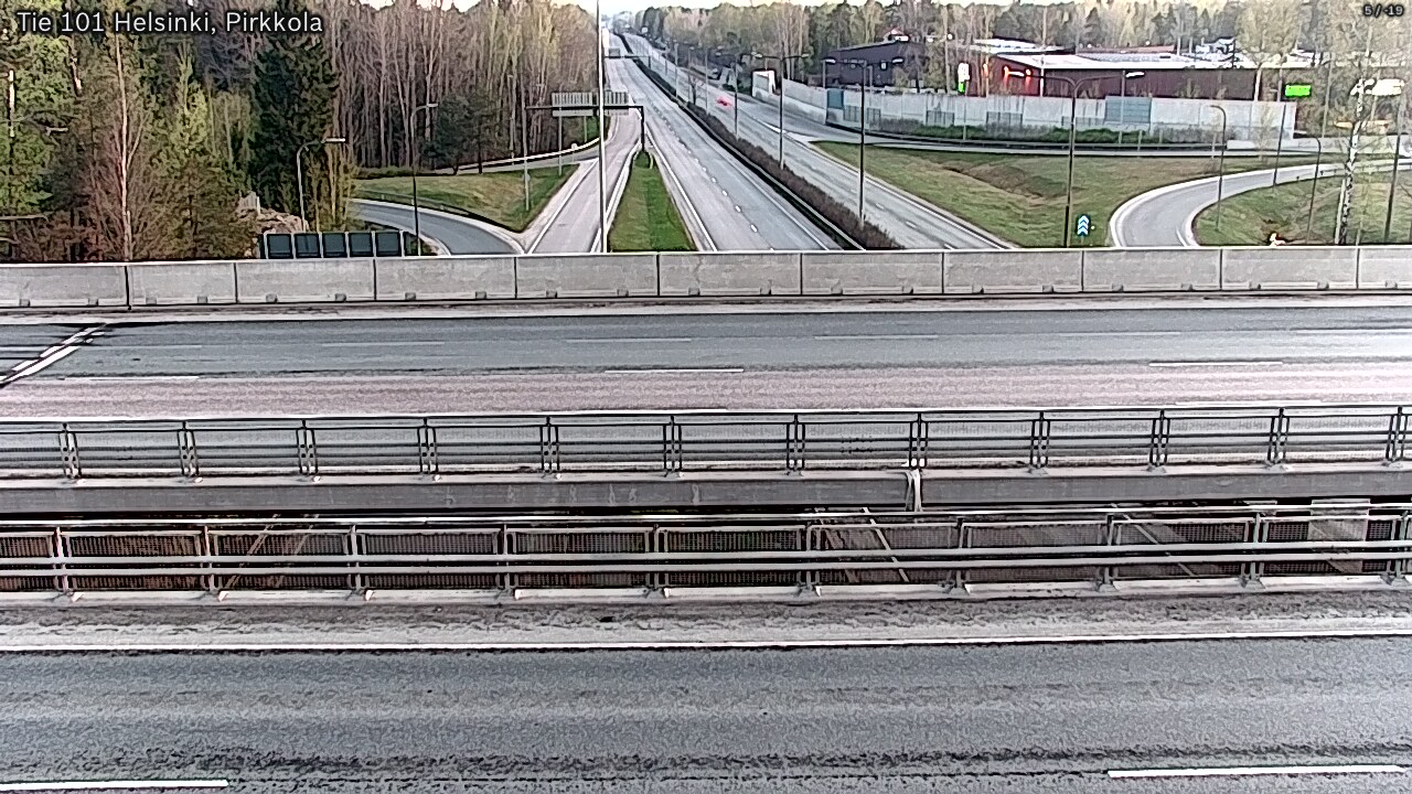 Weather Camera Image Väg 101 Helsingfors Britas, Helsinki, Uusimaa