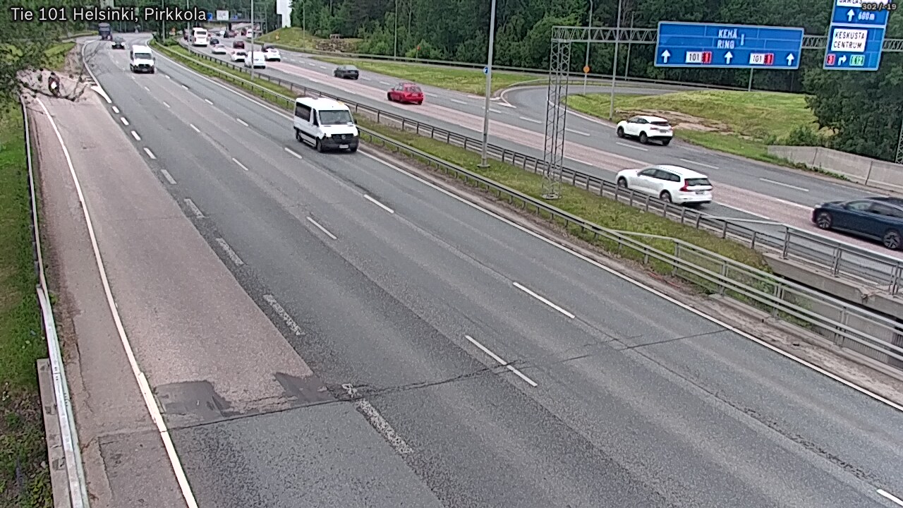 Weather Camera Image Väg 101 Helsingfors Britas, Helsinki, Uusimaa