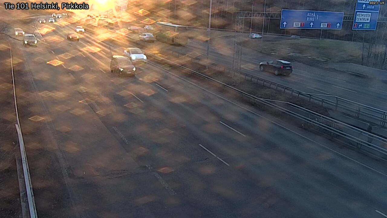 Weather Camera Image Väg 101 Helsingfors Britas, Helsinki, Uusimaa
