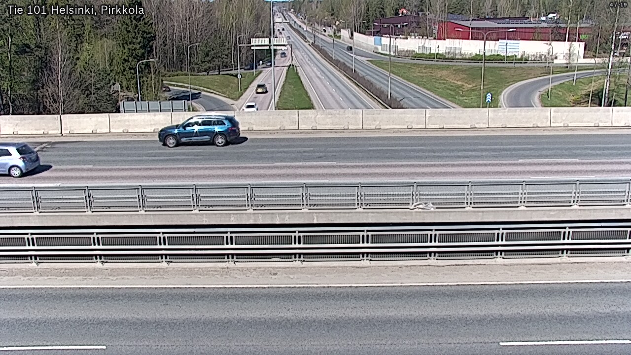 Weather Camera Image Väg 101 Helsingfors Britas, Helsinki, Uusimaa