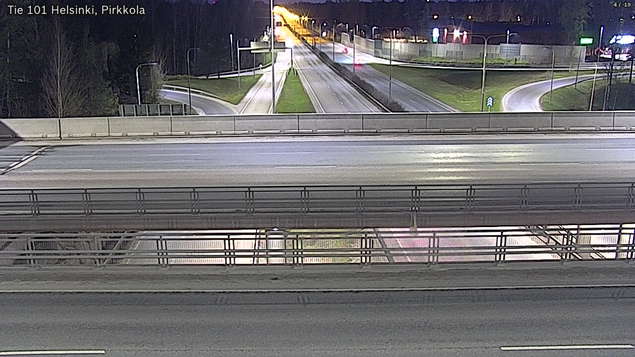 Weather Camera Image Road 101 Helsinki Pirkkola, Helsinki, Uusimaa