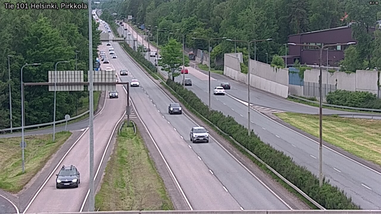 Weather Camera Image Väg 101 Helsingfors Britas, Helsinki, Uusimaa