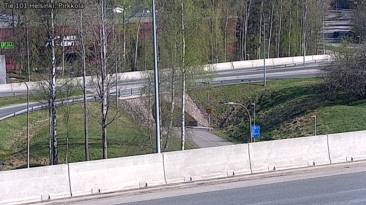 Weather Camera Image Väg 101 Helsingfors Britas, Helsinki, Uusimaa