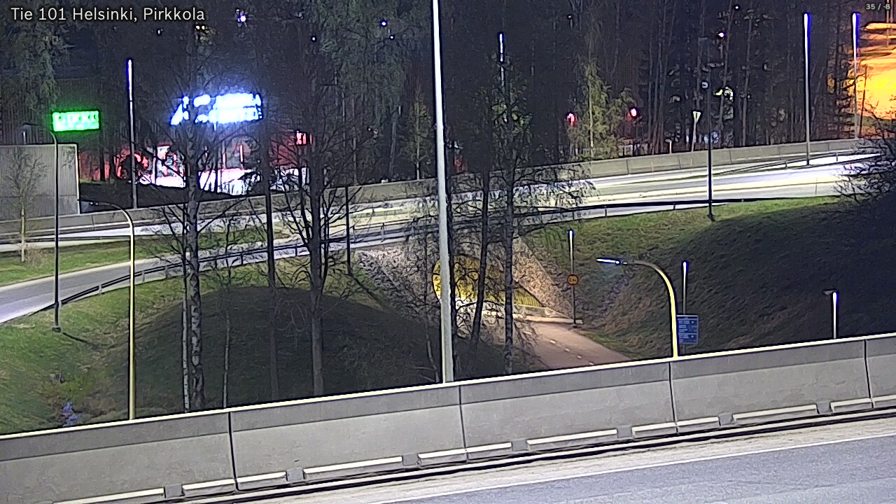 Weather Camera Image Väg 101 Helsingfors Britas, Helsinki, Uusimaa