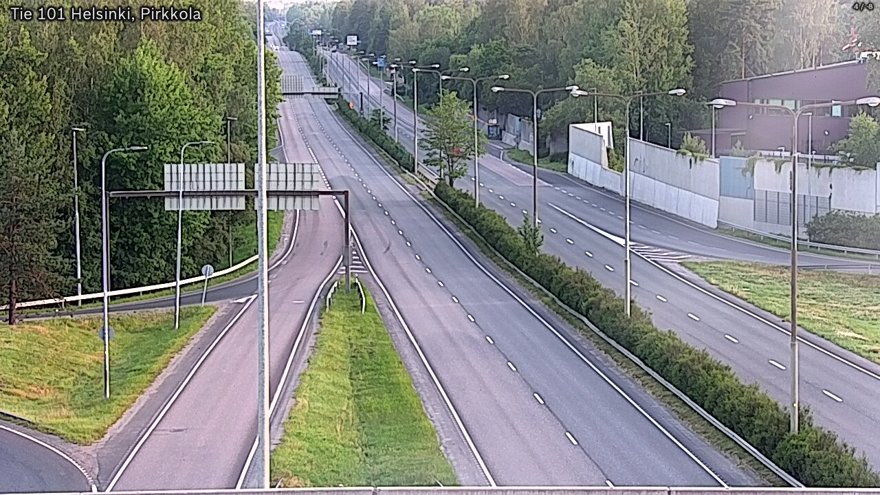 Weather Camera Image Väg 101 Helsingfors Britas, Helsinki, Uusimaa