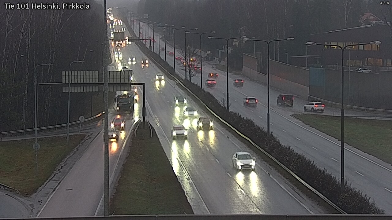 Weather Camera Image Väg 101 Helsingfors Britas, Helsinki, Uusimaa