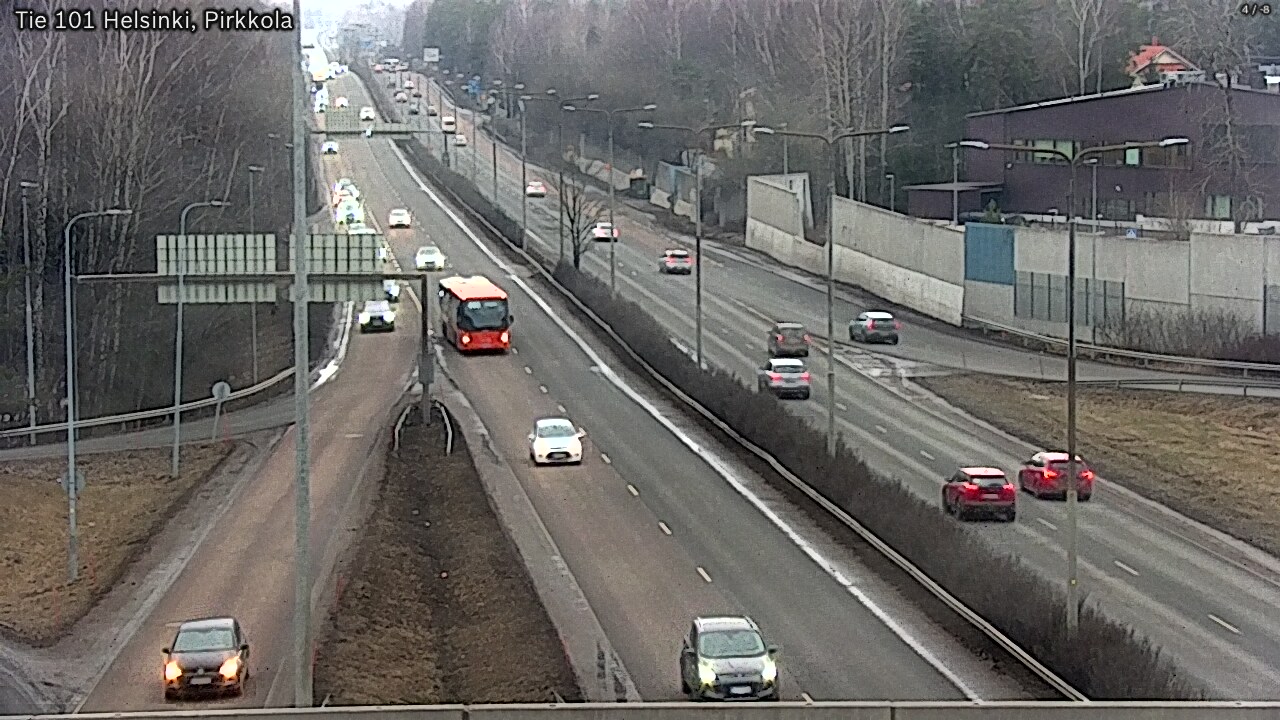 Weather Camera Image Väg 101 Helsingfors Britas, Helsinki, Uusimaa