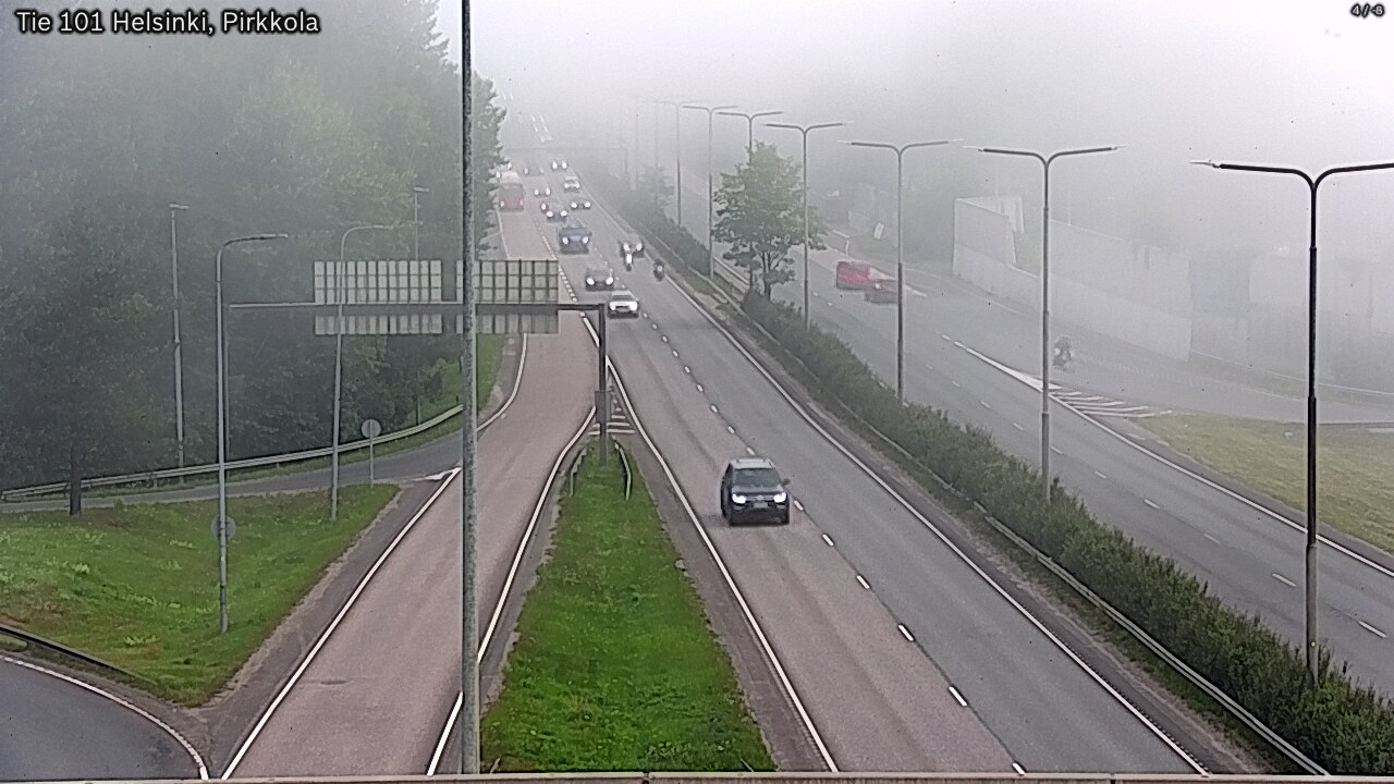 Weather Camera Image Väg 101 Helsingfors Britas, Helsinki, Uusimaa