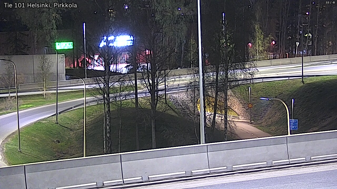 Weather Camera Image Road 101 Helsinki Pirkkola, Helsinki, Uusimaa