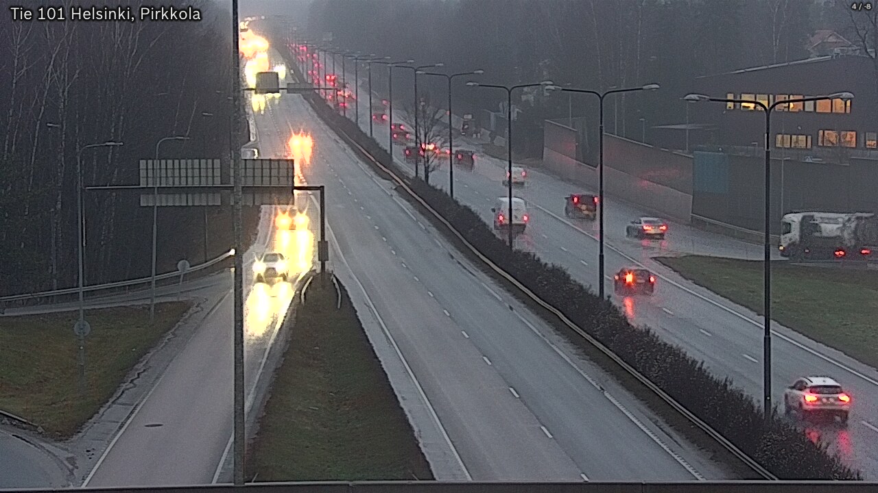 Weather Camera Image Väg 101 Helsingfors Britas, Helsinki, Uusimaa