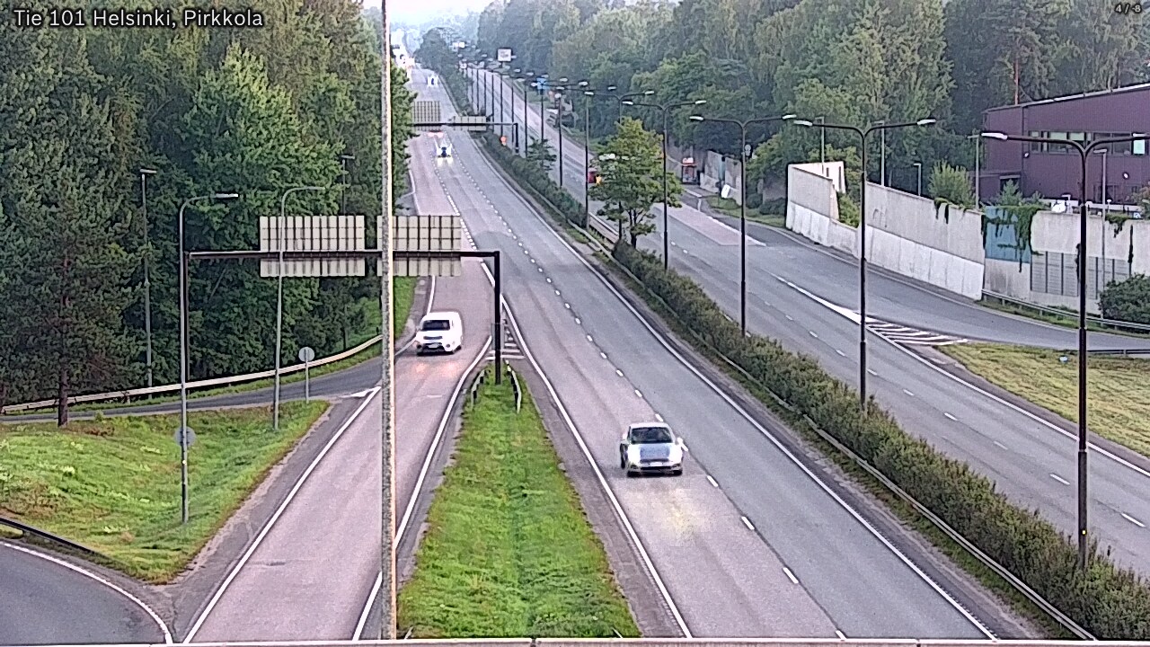 Weather Camera Image Road 101 Helsinki Pirkkola, Helsinki, Uusimaa