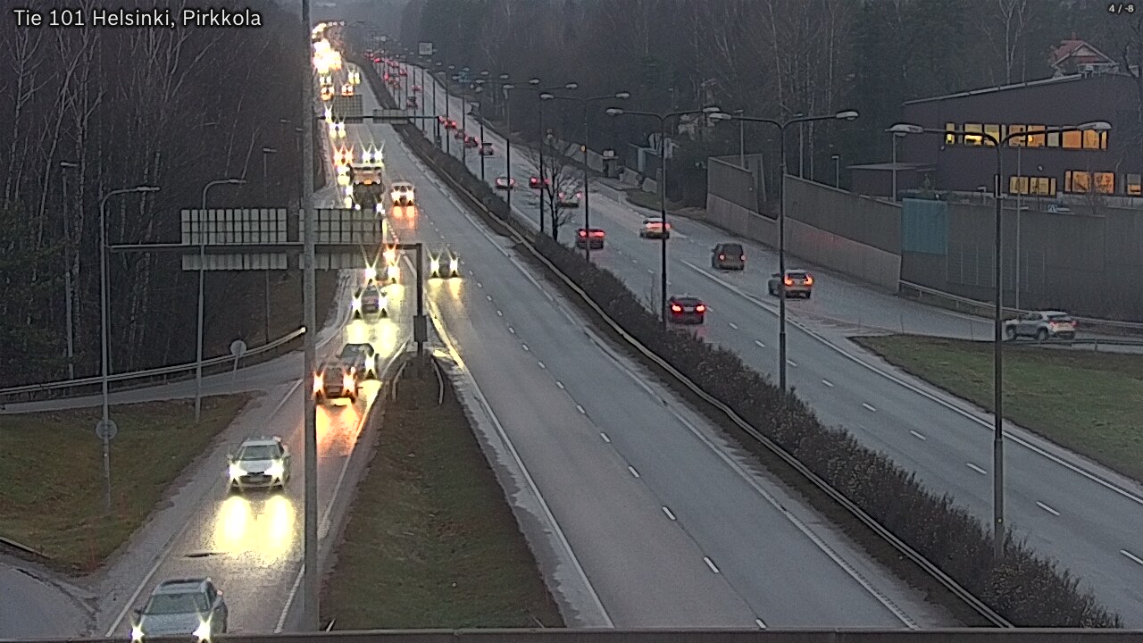Weather Camera Image Väg 101 Helsingfors Britas, Helsinki, Uusimaa