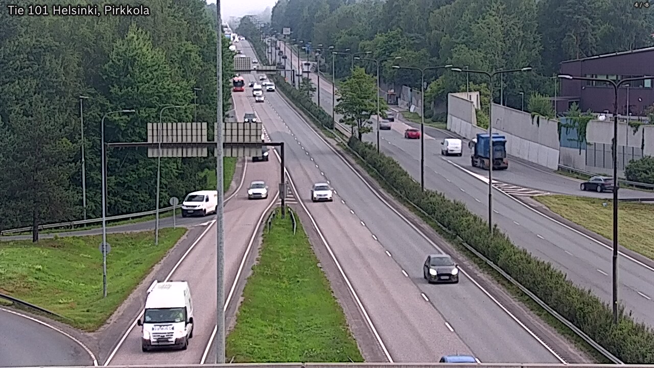 Weather Camera Image Väg 101 Helsingfors Britas, Helsinki, Uusimaa