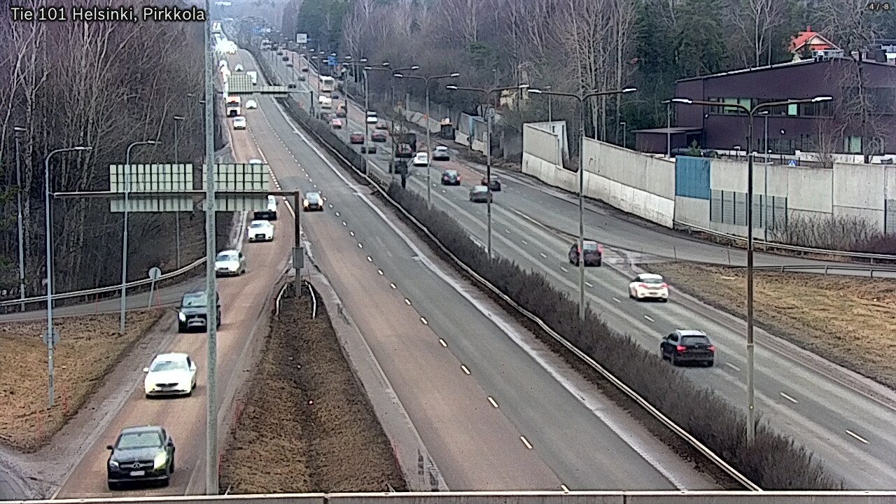 Weather Camera Image Väg 101 Helsingfors Britas, Helsinki, Uusimaa