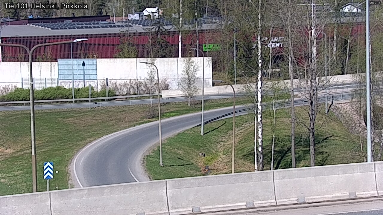Weather Camera Image Väg 101 Helsingfors Britas, Helsinki, Uusimaa