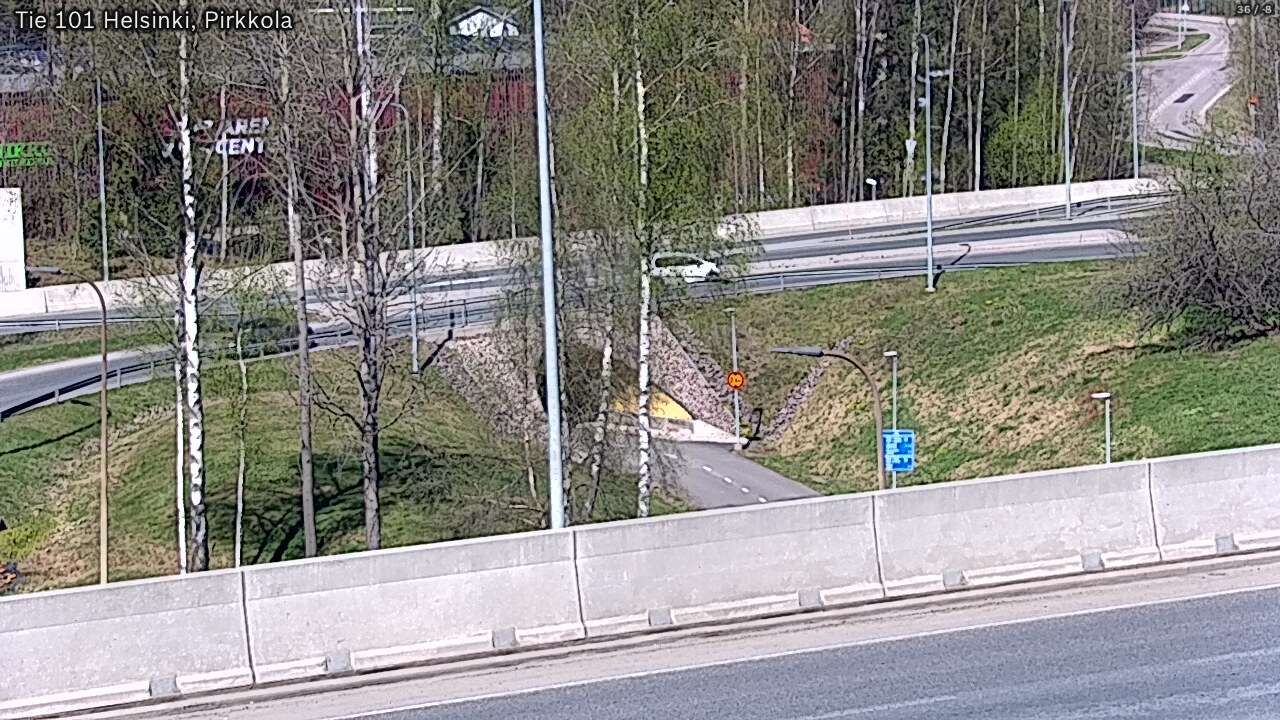 Weather Camera Image Väg 101 Helsingfors Britas, Helsinki, Uusimaa