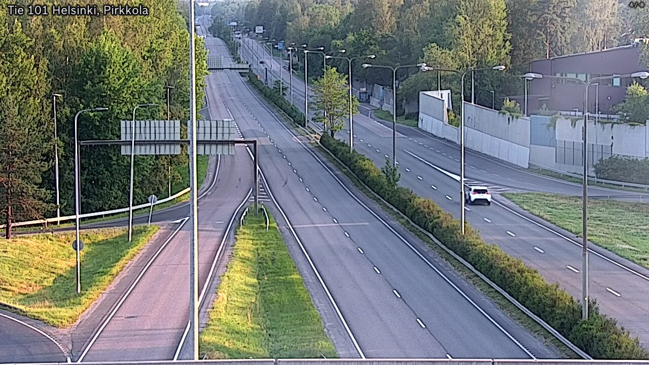 Weather Camera Image Väg 101 Helsingfors Britas, Helsinki, Uusimaa