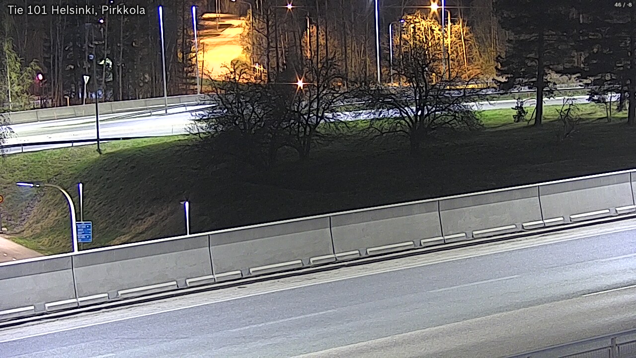 Weather Camera Image Road 101 Helsinki Pirkkola, Helsinki, Uusimaa