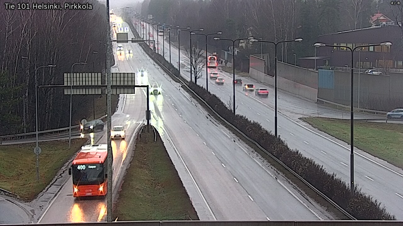 Weather Camera Image Väg 101 Helsingfors Britas, Helsinki, Uusimaa