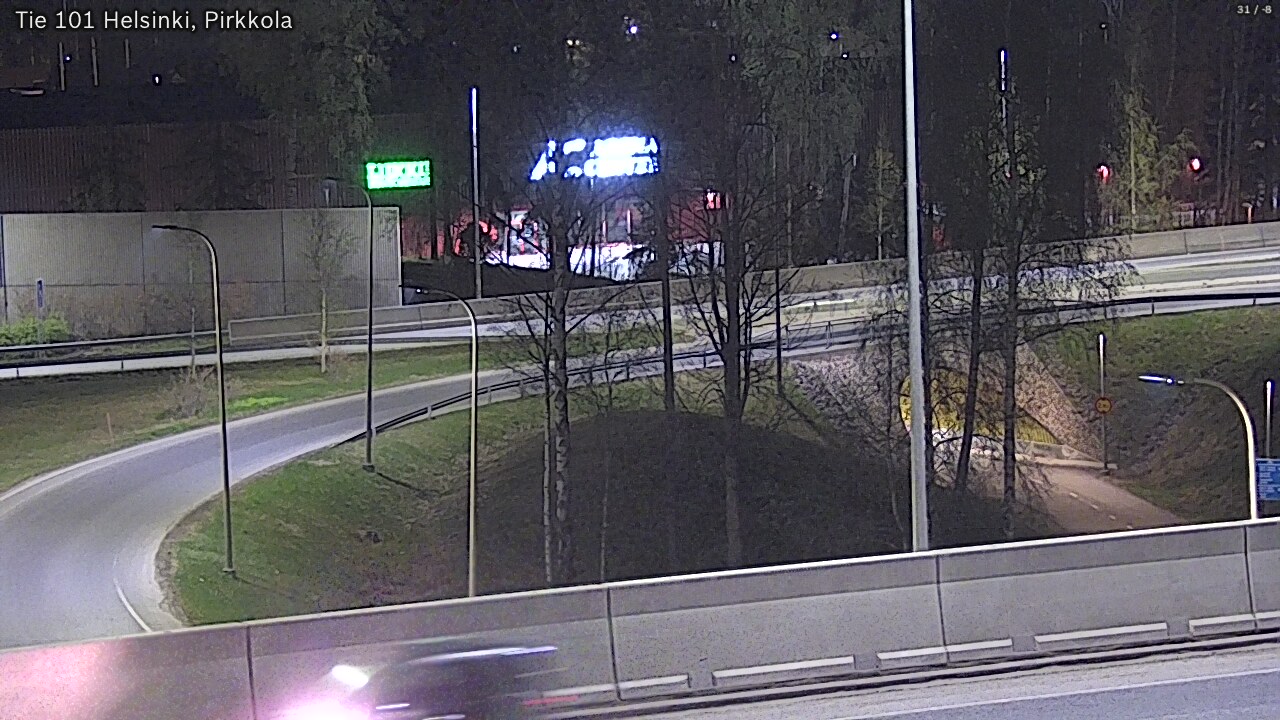 Weather Camera Image Road 101 Helsinki Pirkkola, Helsinki, Uusimaa