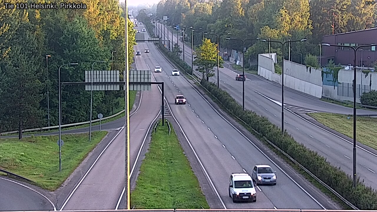 Weather Camera Image Road 101 Helsinki Pirkkola, Helsinki, Uusimaa