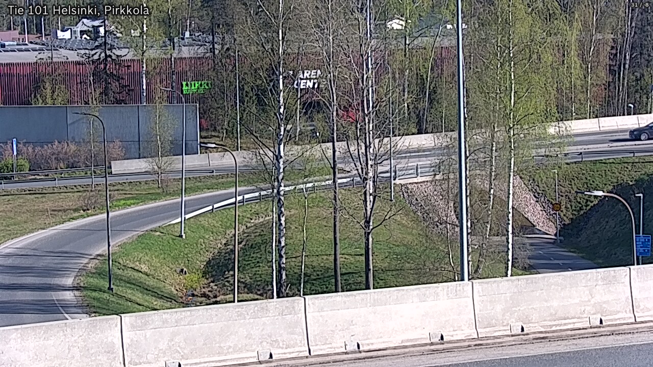 Weather Camera Image Väg 101 Helsingfors Britas, Helsinki, Uusimaa