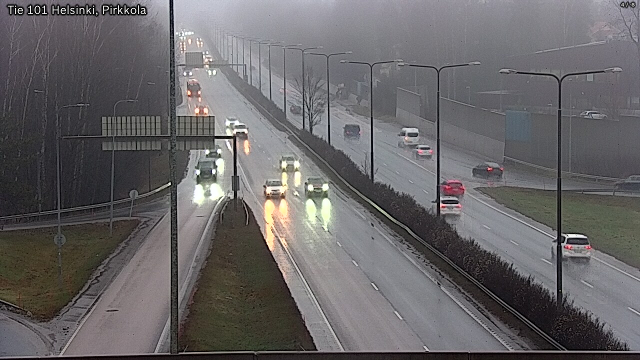 Weather Camera Image Väg 101 Helsingfors Britas, Helsinki, Uusimaa