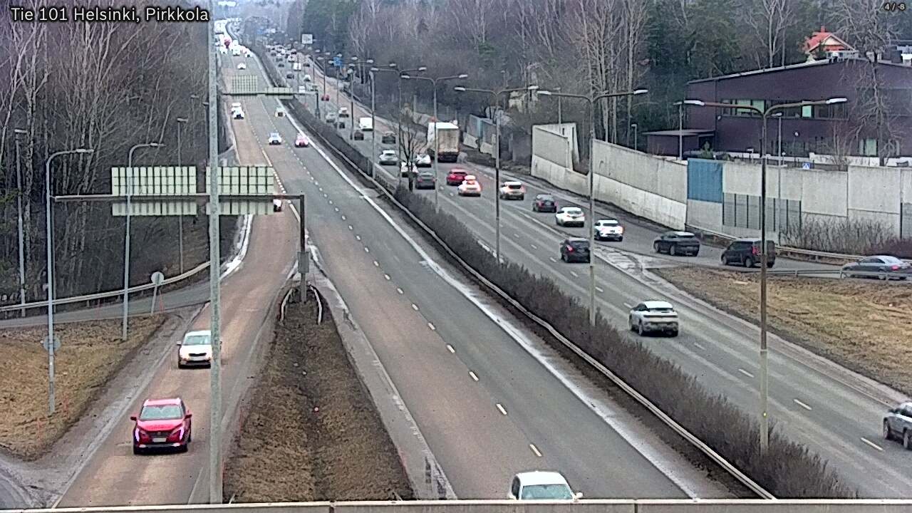 Weather Camera Image Väg 101 Helsingfors Britas, Helsinki, Uusimaa