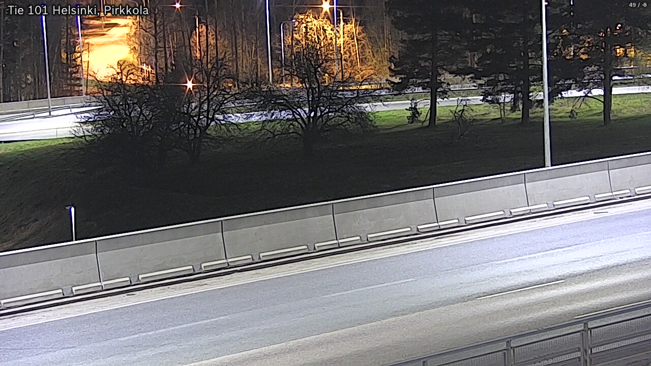 Weather Camera Image Road 101 Helsinki Pirkkola, Helsinki, Uusimaa