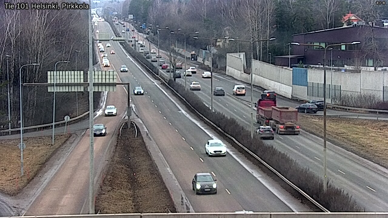Weather Camera Image Väg 101 Helsingfors Britas, Helsinki, Uusimaa