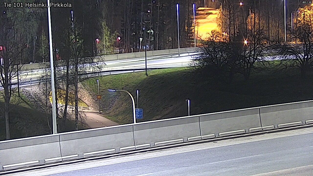 Weather Camera Image Road 101 Helsinki Pirkkola, Helsinki, Uusimaa