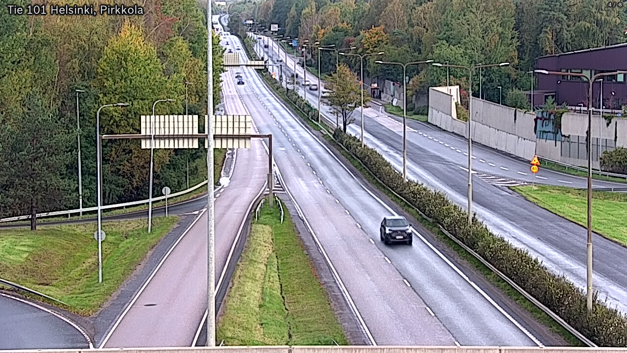 Weather Camera Image Road 101 Helsinki Pirkkola, Helsinki, Uusimaa