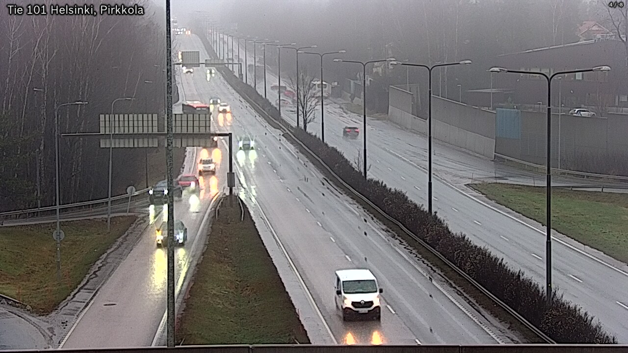 Weather Camera Image Väg 101 Helsingfors Britas, Helsinki, Uusimaa