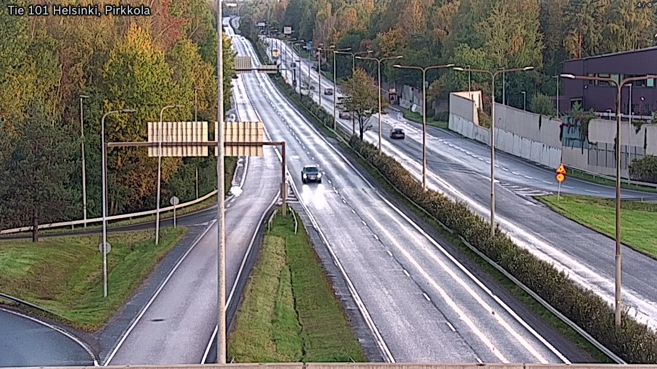 Weather Camera Image Road 101 Helsinki Pirkkola, Helsinki, Uusimaa