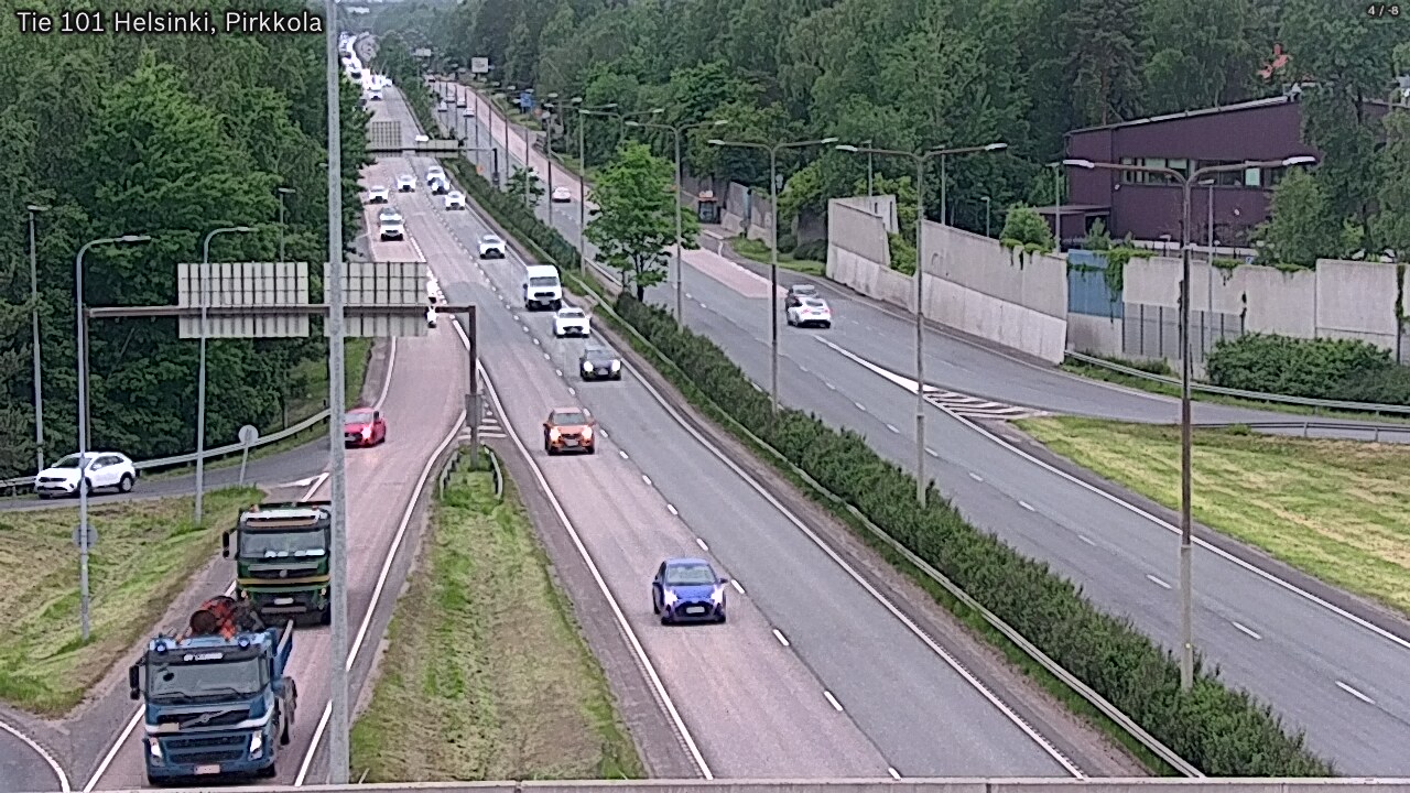 Weather Camera Image Road 101 Helsinki Pirkkola, Helsinki, Uusimaa