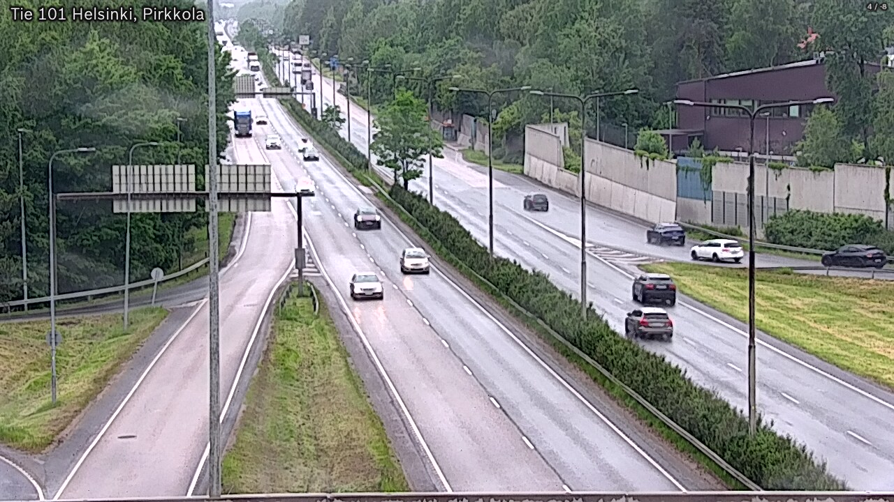 Weather Camera Image Väg 101 Helsingfors Britas, Helsinki, Uusimaa