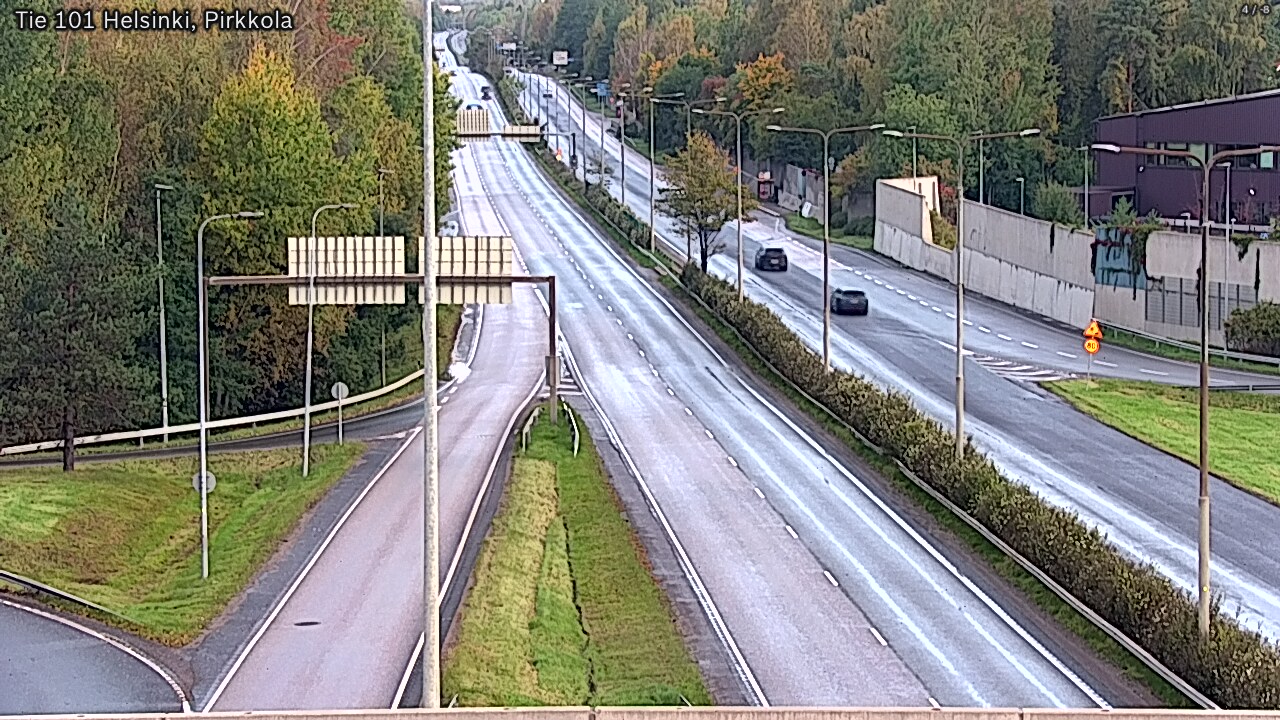 Weather Camera Image Road 101 Helsinki Pirkkola, Helsinki, Uusimaa