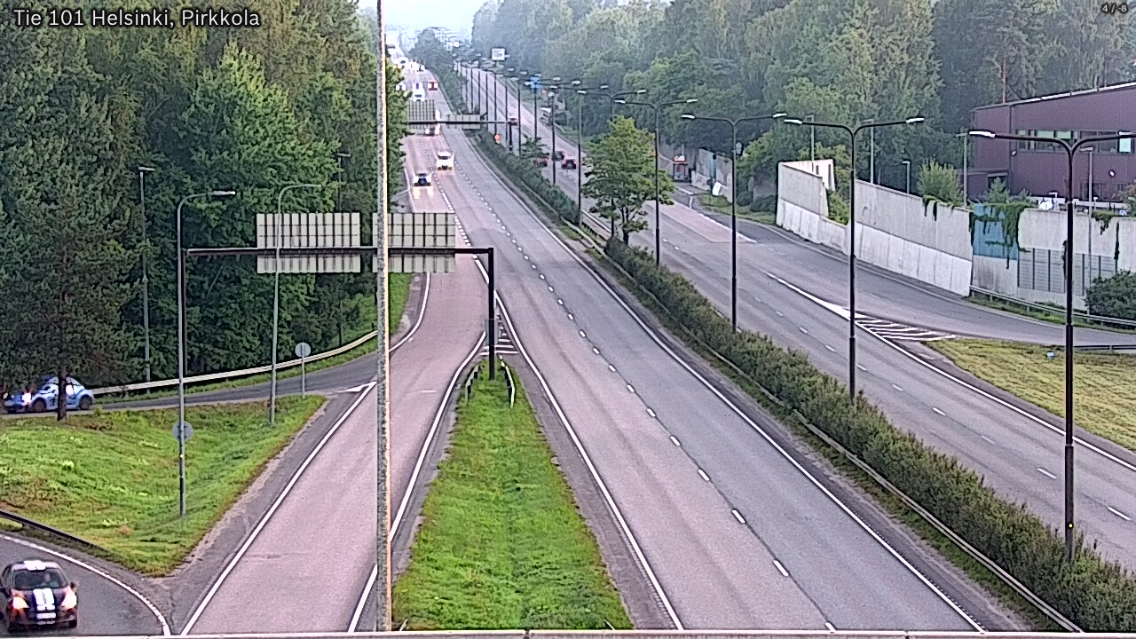 Weather Camera Image Road 101 Helsinki Pirkkola, Helsinki, Uusimaa