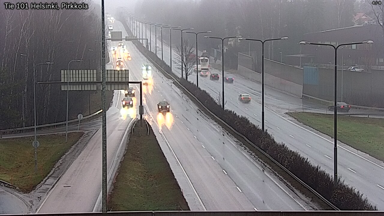Weather Camera Image Väg 101 Helsingfors Britas, Helsinki, Uusimaa