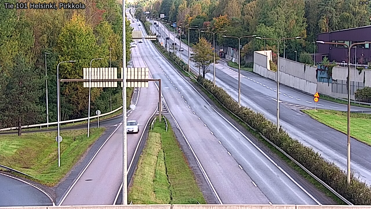 Weather Camera Image Road 101 Helsinki Pirkkola, Helsinki, Uusimaa