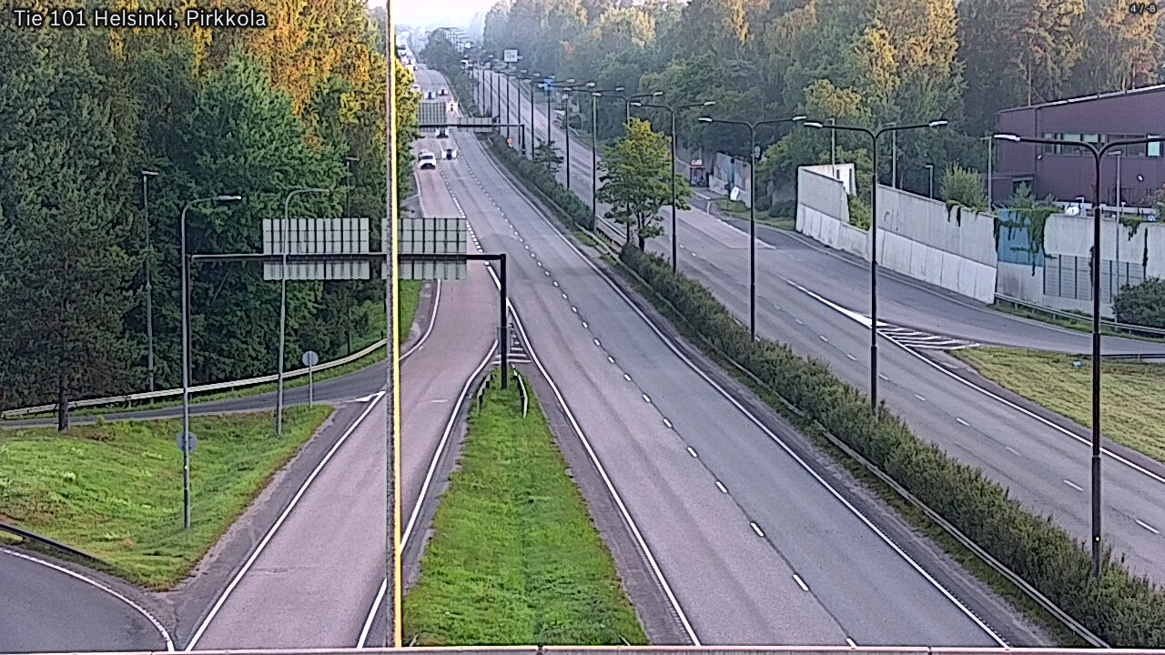 Weather Camera Image Road 101 Helsinki Pirkkola, Helsinki, Uusimaa