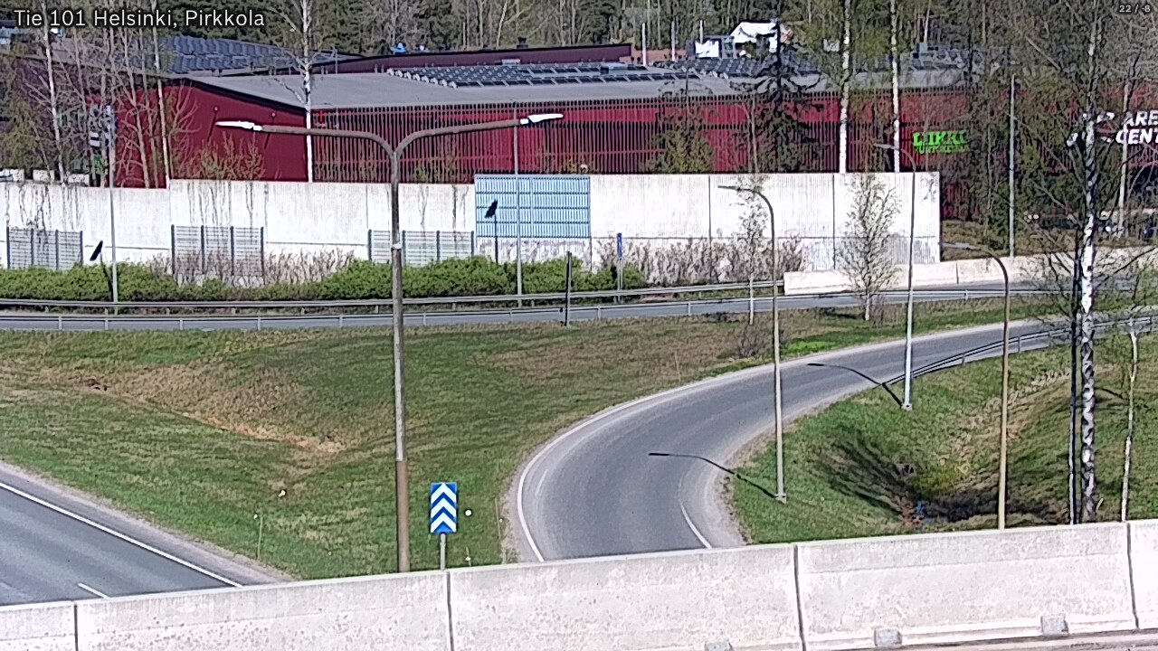 Weather Camera Image Väg 101 Helsingfors Britas, Helsinki, Uusimaa